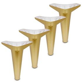 Badem10 Gold Baza Ayak 20 cm 4 Adet Mobilya Kanepe Sehpa Puf Koltuk Ayağı