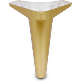 Badem10 Gold Baza Ayak 20 cm Mobilya Kanepe Sehpa Puf Koltuk Ayağı