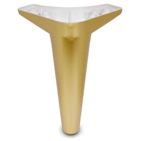 Badem10 Gold Baza Ayak 20 cm Mobilya Kanepe Sehpa Puf Koltuk Ayağı