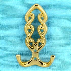 Badem10 Gold Sırma Askı Portmanto Metal Vestiyer Kapı ve Duvar Askısı