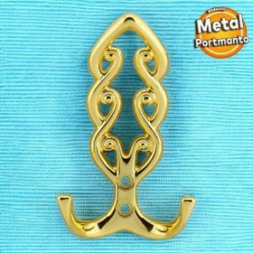 Badem10 Gold Sırma Askı Portmanto Metal Vestiyer Kapı ve Duvar Askısı