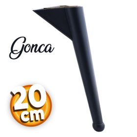 Badem10 Gonca Lüks Mobilya Kanepe Sehpa TV Ünitesi Koltuk Ayağı 20 cm Siyah Baza Ayak
