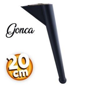 Badem10 Gonca Lüks Mobilya Kanepe Sehpa TV Ünitesi Koltuk Ayağı 20 cm Siyah Baza Ayak