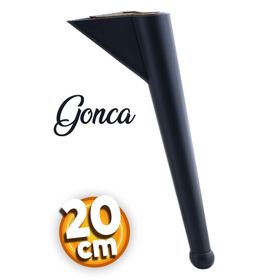Badem10 Gonca Lüks Mobilya Kanepe Sehpa TV Ünitesi Koltuk Ayağı 20 cm Siyah Baza Ayak