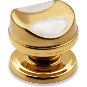 Badem10 Gülkumru Albrifin Saten Kapı Tokmağı Topuzu Kolu Metal Tokmak