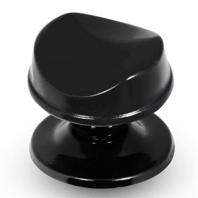 Badem10 Gülkumru Kapı Tokmağı Kapı Topuzu Babası Kolu Siyah 10 Metal Tokmak