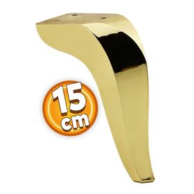Badem10 Harvey Lüks 15 cm Gold Altın Baza Mobilya Kanepe Sehpa TV Ünitesi Koltuk Ayağı