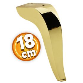 Badem10 Harvey Lüks 18 cm Gold Altın Baza Mobilya Kanepe Sehpa TV Ünitesi Koltuk Ayağı