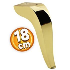 Badem10 Harvey Lüks 18 cm Gold Altın Baza Mobilya Kanepe Sehpa TV Ünitesi Koltuk Ayağı