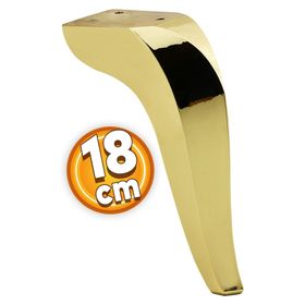 Badem10 Harvey Lüks 18 cm Gold Altın Baza Mobilya Kanepe Sehpa TV Ünitesi Koltuk Ayağı