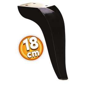 Badem10 Harvey Lüks 18 cm Siyah Baza Mobilya Kanepe Sehpa TV Ünitesi Koltuk Ayağı