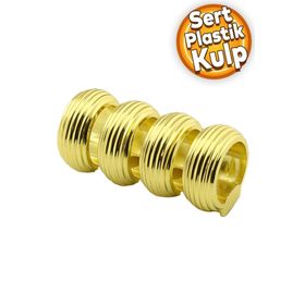 Badem10 Icon Çekmece Mutfak Dolap Kapak Gold Sert Plastik Kulp