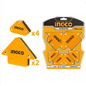 Badem10 İngco Mıknatıslı Kaynak Tutucu 6'lı Set Manyetik Gönye