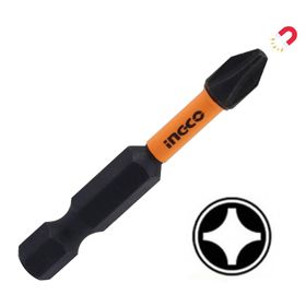 Badem10 Ingco PH2 50 mm S2 Çeliği Bits Uç Mıknatıslı Yıldız Vidalama Ucu