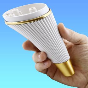 Badem10 İron Lüks 15 cm Krem Gold Baza Mobilya Kanepe Sehpa TV Ünitesi Çekyat Koltuk Ayağı