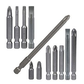 Badem10 Izeltaş-Klytek Matkap Bits Düz Yıldız Torx 12 Parça Vidalama Ucu