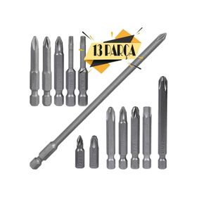 Badem10 Izeltaş-Klytek Matkap Bits Düz Yıldız Torx 13 Parça Vidalama Ucu