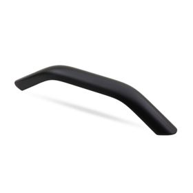 Badem10 Jüpiter 128 mm Mat Siyah Metal Çekmece Dolap Kapak Kulbu