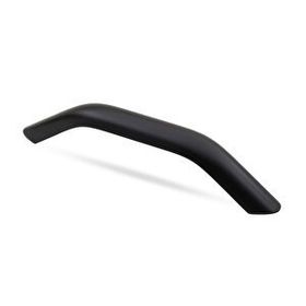 Badem10 Jüpiter 128 mm Mat Siyah Metal Çekmece Dolap Kapak Kulbu