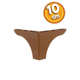 Badem10 Kahve 10 cm Baza Ayak Mobilya Kanepe Sehpa Puf Koltuk Ayağı
