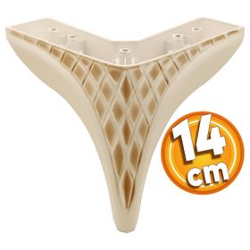 Badem10 Kahve 14 cm Baza Mobilya Kanepe Sehpa Puf Koltuk Ayağı