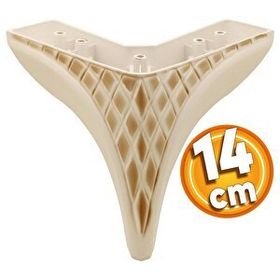 Badem10 Kahve 14 cm Baza Mobilya Kanepe Sehpa Puf Koltuk Ayağı