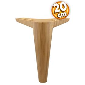 Badem10 Kahverengi Baza Ayak 20 cm Mobilya Kanepe Sehpa Puf Koltuk Ayağı