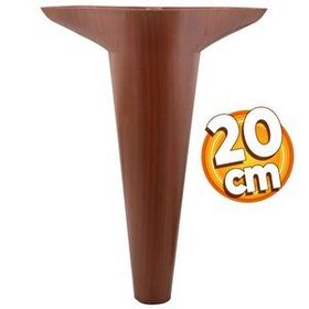 Badem10 Kahverengi Baza Ayak 20 cm Mobilya Kanepe Sehpa Puf Koltuk Ayağı