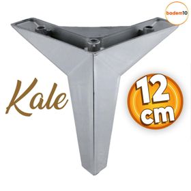 Badem10 Kale Lüks 12 cm Krom Renk Baza Mobilya Kanepe Sehpa Tv Ünitesi Koltuk Ayağı