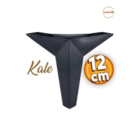 Badem10 Kale Lüks 12 cm Siyah Baza Mobilya Kanepe Sehpa Tv Ünitesi Koltuk Ayağı