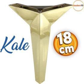 Badem10 Kale Lüks 18 cm Altın Gold Baza Mobilya Kanepe Sehpa Tv Ünitesi Koltuk Ayağı