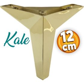 Badem10 Kale Lüks Mobilya Kanepe Sehpa Tv Ünitesi 12 cm Altın Gold Baza Ayak