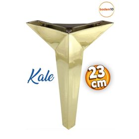 Badem10 Kale Lüks Mobilya Kanepe Sehpa Tv Ünitesi Koltuk 23 cm Altın Gold Baza Ayak
