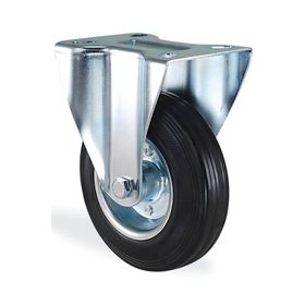 Badem10 Kama Tablalı 100x30 mm Poliamid Burçlu Ağır Yük Tekeri