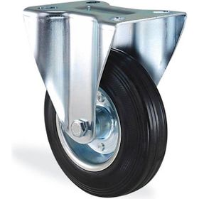 Badem10 Kama Tablalı 200x50 mm Poliamid Burçlu Ağır Yük Tekeri