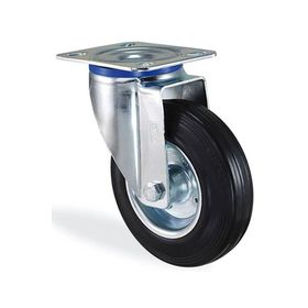 Badem10 Kama Tablalı 200x50 mm Poliamid Burçlu Ağır Yük Tekeri