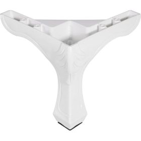 Badem10 Kanepe Koltuk Masa Beyaz 10 cm Puf Sehpa Baza Ayağı