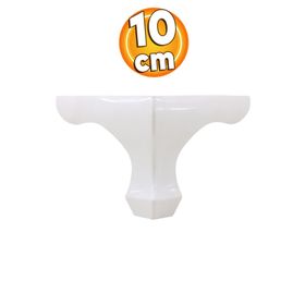 Badem10 Kanepe Koltuk Masa Beyaz 10 cm Puf Sehpa Baza Ayağı