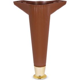 Badem10 Kanepe Koltuk Masa Kahverengi Gold 22 cm Puf Sehpa Baza Ayağı