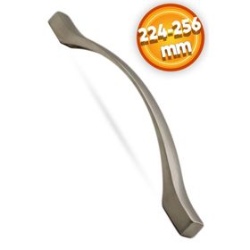 Badem10 Kartaca Çekmece Mutfak Dolap Kapak 224-256 mm İnox Metal Kulp