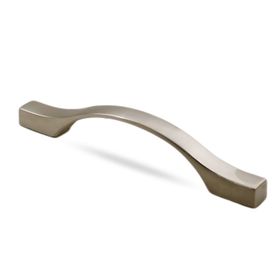 Badem10 Kartaca Çekmece Mutfak Dolap Kapak 96-128 mm İnox Metal Kulp
