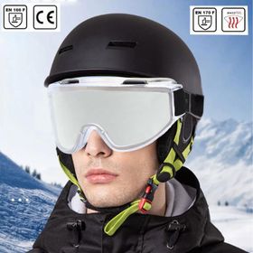 Badem10 Kayak Gözlüğü Antifog Güneş Kar Şeffaf Snowboard Glasses Ekonomik Seri Gözlük