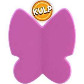Badem10 Kelebek Çocuk Bebek Genç Odası Çekmece Dolap Kapak Plastik Mat Pembe 32 mm Kulp