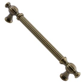 Badem10 Kesir Mobilya Mutfak Dolabı Çekmece Dolap Kapak Antik Sarı 160 mm Metal Kulp