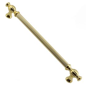Badem10 Kesir Mobilya Mutfak Dolabı Çekmece Dolap Kapak Gold Altın 224 mm Metal Kulp