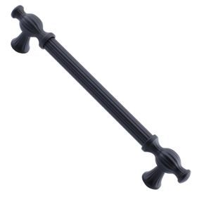 Badem10 Kesir Mobilya Mutfak Dolabı Çekmece Dolap Kapak Siyah 160 mm Metal Kulp