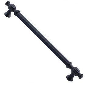 Badem10 Kesir Mobilya Mutfak Dolabı Çekmece Dolap Kapak Siyah 224 mm Metal Kulp