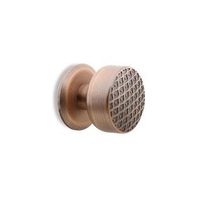 Badem10 Kestila Kapı Tokmağı Topuzu Kolu Antik Bakır Metal Tokmak