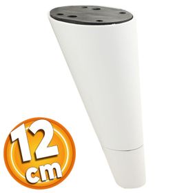 Badem10 Konik Lüks Mobilya 12 cm Beyaz Kanepe Sehpa TV Ünitesi Koltuk Ayağı