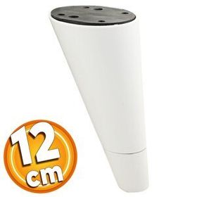 Badem10 Konik Lüks Mobilya 12 cm Beyaz Kanepe Sehpa TV Ünitesi Koltuk Ayağı